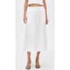 image:imageVince Womens Scallop Detail Maxi SkirtOptic White