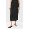 image:imageVince Womens Shadow Grid Midi SkirtBlack