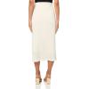 image:imageVince Womens Shadow Grid Midi SkirtChalk