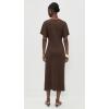 image:imageVince Womens Short Sleeve Side Rouche DressWillow