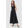 image:imageVince Womens Square Neck Seamed DressBlack