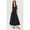 image:imageVince Womens Square Neck Seamed DressBlack