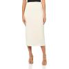 image:imageVince Womens Shadow Grid Midi SkirtChalk