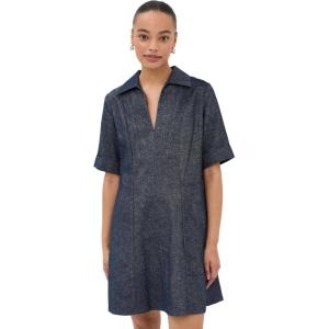 image:imageVince Womens Collared Chambray DressIndigo