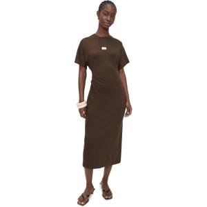 image:imageVince Womens Short Sleeve Side Rouche DressWillow