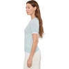 image:imageVince Double Layer Raglan Short Sleeve CrewAqua StoneOptic White
