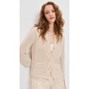 image:imageVince Womens Crochet Cardi JacketNatural