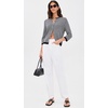image:imageVince Womens Gingham CardiganBlack  Off White