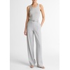 image:imageVince Womens High Rise Pull On Linen PantsBay Mist