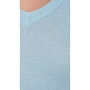 image:imageVince Womens Solid High V Neck Long Sleeve PulloverClearwater