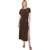 image:imageVince Directional Pleated Twist DressClove
