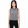 image:imageVince Womens Gingham TankBlack  Off White