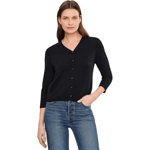 image:imageVince Elbow Sleeve VNeck CardiBlack