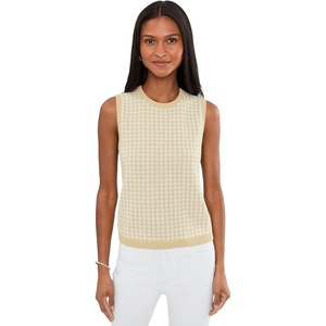 image:imageVince Womens Gingham TankOff WhiteMaiz