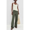 image:imageVince Womens Colette High Waist Cotton Twill Bias PantsPine Grove