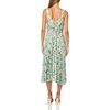 image:imageVince Womens Painted Garden VNeck Pleated DressHerb Petal