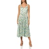 image:imageVince Womens Painted Garden VNeck Pleated DressHerb Petal