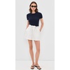 image:imageVince Womens Texture Short Sleeve Crew PulloverNavy
