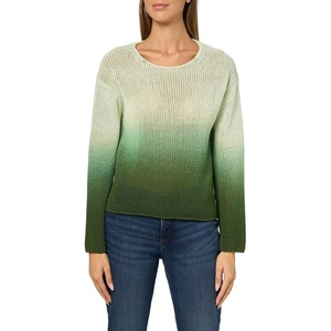 image:imageVince Womens Dip Dye Cotton PulloverSea Dew Combo