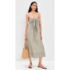 image:imageVince Womens Tie Smocked Cami DressOff WhiteSmoke