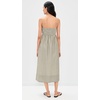 image:imageVince Womens Tie Smocked Cami DressOff WhiteSmoke