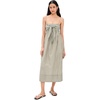 image:imageVince Womens Tie Smocked Cami DressOff WhiteSmoke
