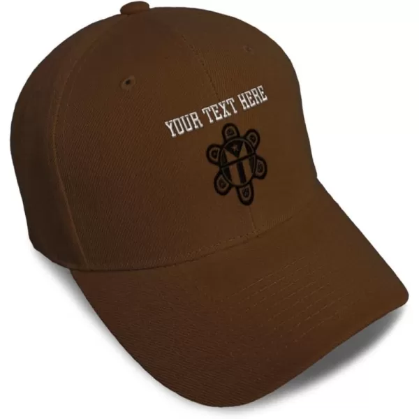 Brown Personalized Text Here