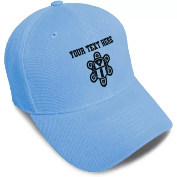 Light Blue Personalized Text Here