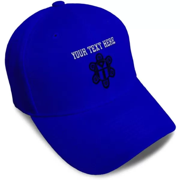 Royal Blue Personalized Text Here