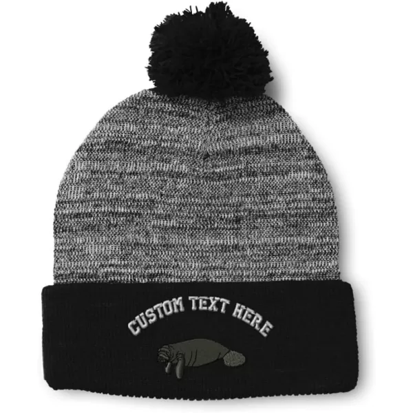 Heather Gray Black Personalized Text Here