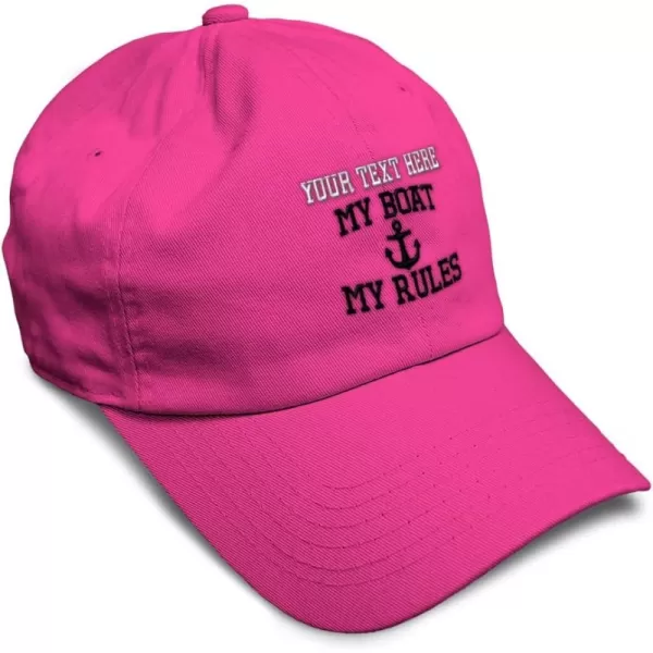 Hot Pink Personalized Text Here