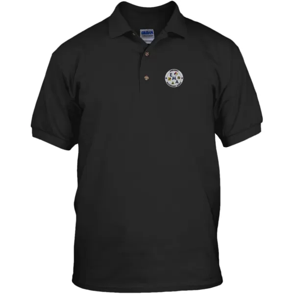 Speedy Pros Emergency Management Agency Embroidery Embroidered Unisex Adult Golf Polo Shirt Navy X-Large