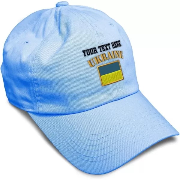 Light Blue Personalized Text Here