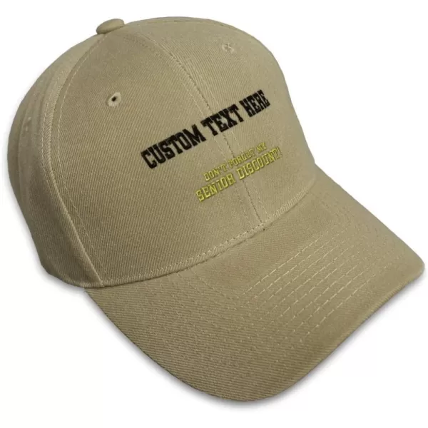 Khaki Personalized Text Here
