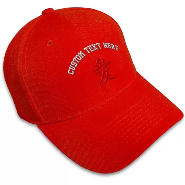 Red Personalized Text Here