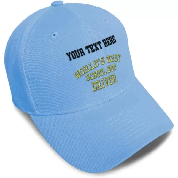 Light Blue Personalized Text Here