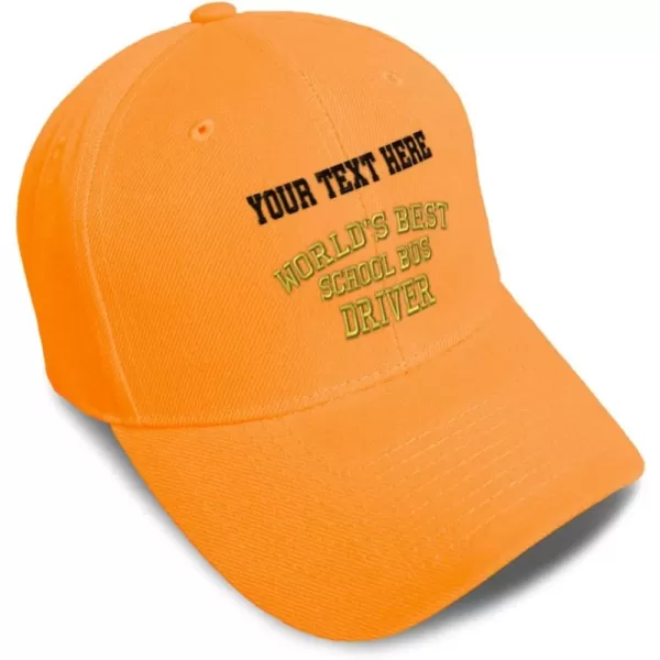 Orange Personalized Text Here