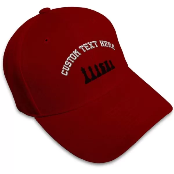 Burgundy Personalized Text Here