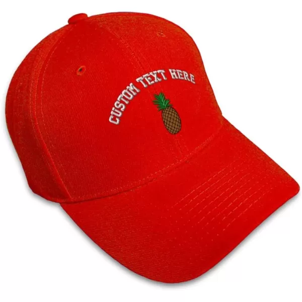 Red Personalized Text Here