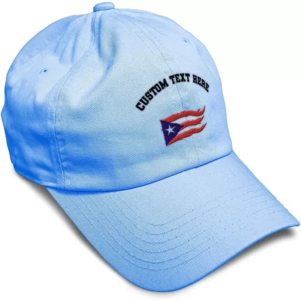 Light Blue Personalized Text Here