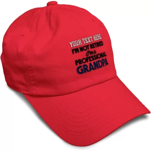 Red Personalized Text Here