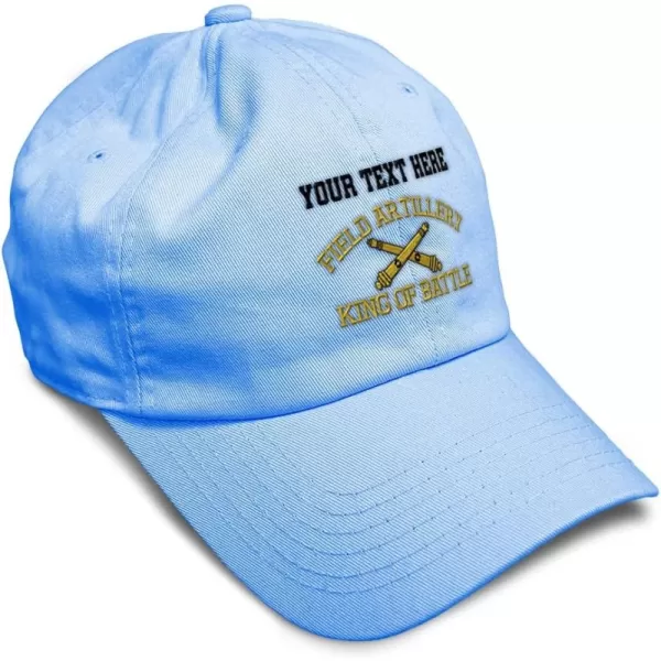 Light Blue Personalized Text Here