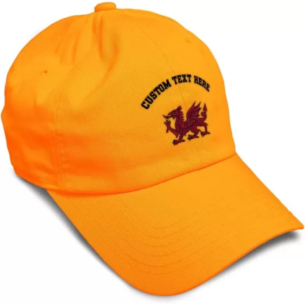 Orange Personalized Text Here