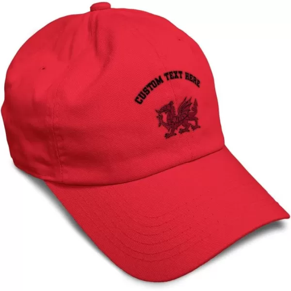 Red Personalized Text Here