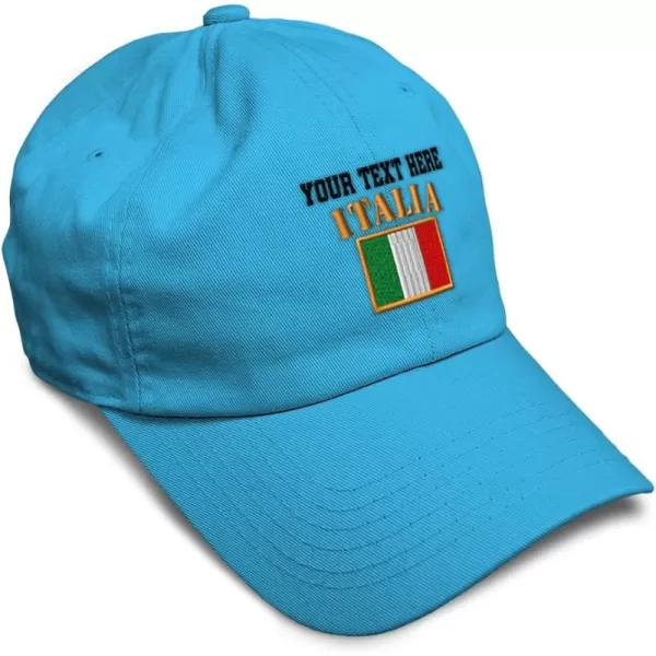 Aqua Personalized Text Here