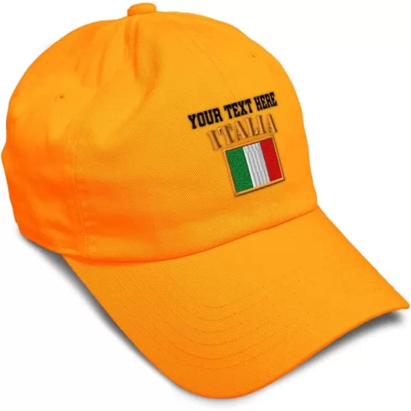 Orange Personalized Text Here