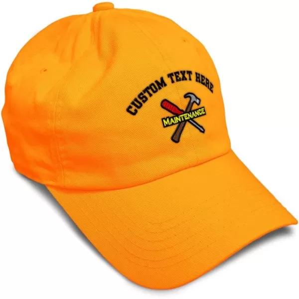 Orange Personalized Text Here