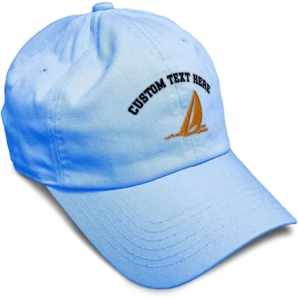 Light Blue Personalized Text Here