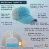 imageCustom Womens Ponytail Cap Minnesota State Map Mn Embroidery CottonTurquoise Personalized Text Here