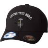 imageCustom Flexfit Hats for Men ampamp Women Disc Golf A Embroidery Disc Golf Polyester Dad Hat Baseball CapBlack Personalized Text Here
